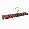 Wooden Belt Rack for Closet Wall Mount Sturdy Space Saving Tie and Belt Hanger Organizer Holder Holds 14 Belts