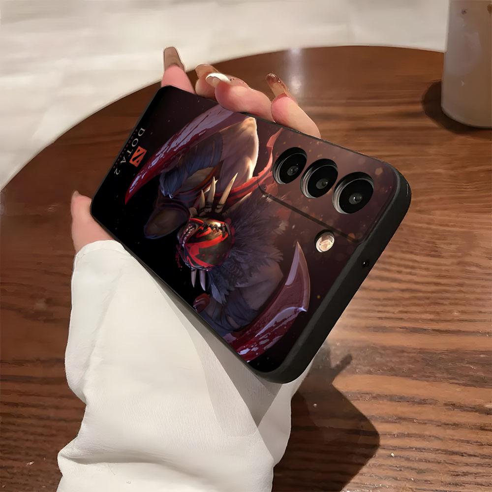 D-Dota 2 Cool Phone Case For Samsung S26 S25 S24 FE S23 S22 S21 Plus S20 Ultra Note20Ultra Black Soft Shell