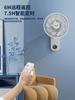 Wall-mounted fan with wall-mounted fan, large wind-powered fan, small remote-controlled wall-mounted fan with shaking head 220v