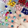 120Pcs/Box Colorful 3D Nail Art Rhinestones Flat Back DIY Nail Art  Manicure Accessory