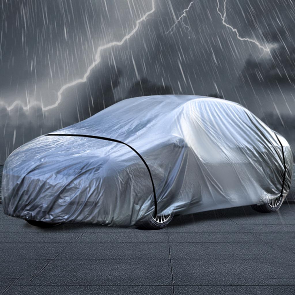 Full Coverage All Weather Car Cover Shell Waterproof Dustproof UV Protection For Outdoor Vehicle Shelter Sedan Protector