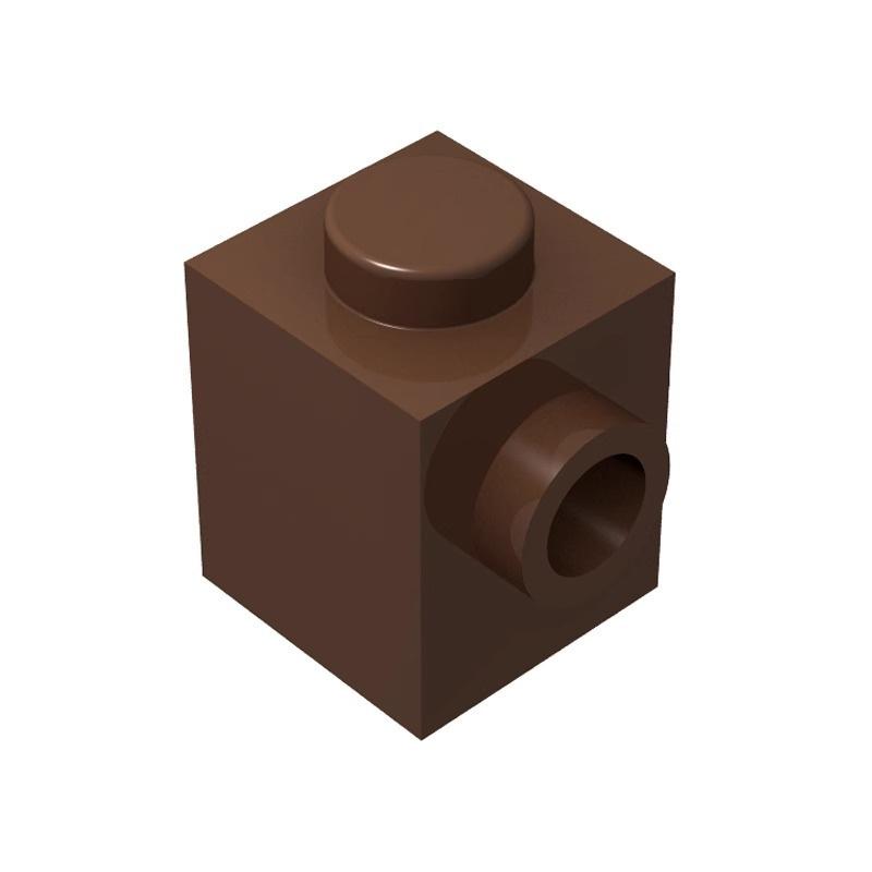 10 KUSŮ 87087 1x1 s čepem na straně Stavební kostky MOC Kompatibilní s Brick Dětské hračky Dárková krabička