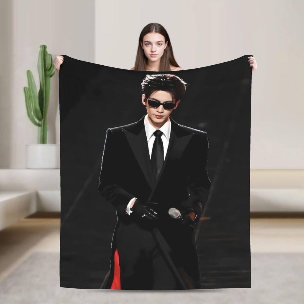Zhang Linghe Flannel Blanket Warm Soft Throw Blanket for Couch Bed Picnic Fashion Bedspread Sofa Bed Cover