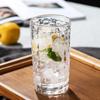 330ml/410ml Wine Glass Weave Patterns Colin Cup Cocktail Rocks Glasses Tumblers Transparent Coffee Cups Household Beverage Cup