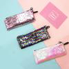 Glitter Two Mermaid Tone Pencil Case Earphone Data Cable Organizer Bag Students