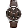 Renato Brown Leather/Brown Men's Quartz 3-Hands Watch AR2413
