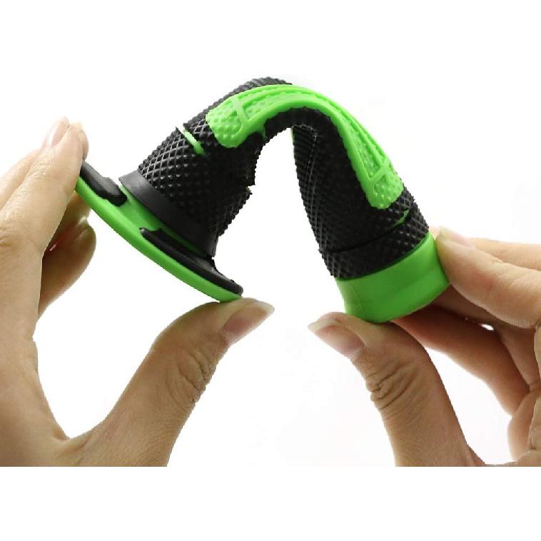 COPART 7/8" Hand Grips Throttle Bar Grips for Motorcycle ATV Dirt Pit Bike Motocross Handlebar Grip for Kawasaki KX65 KX85 KX125 KX250 KX250F (Green)