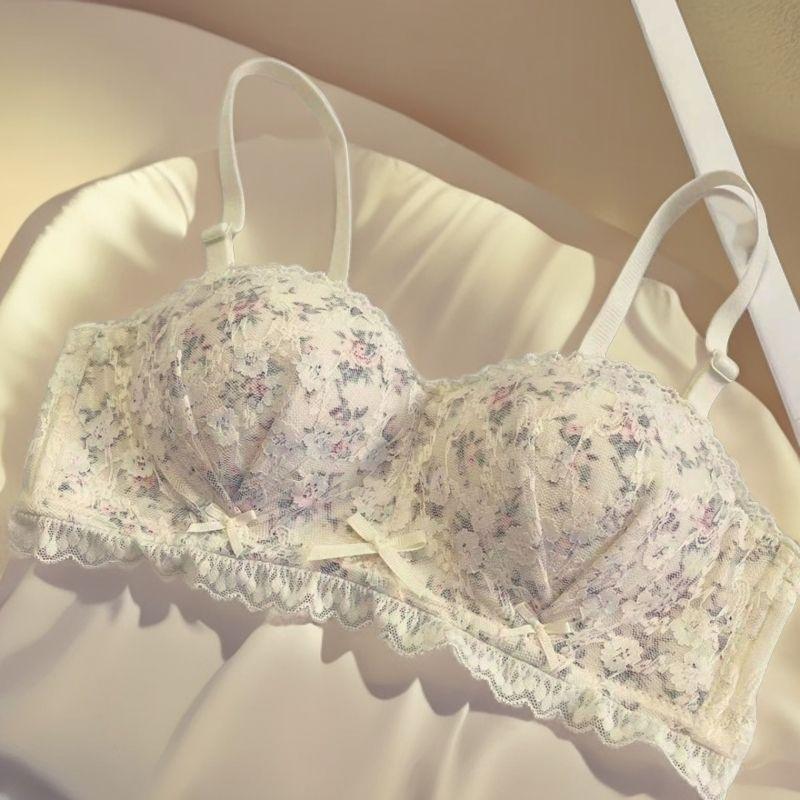 Reggiseni Push Up in Pizzo Floreale da Donna Intimo Sexy Femminile Reggiseni alla Moda da Donna