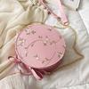 Women's Fashion Lace Fresh Handbag Crossbody Bag Color Small Round Bag