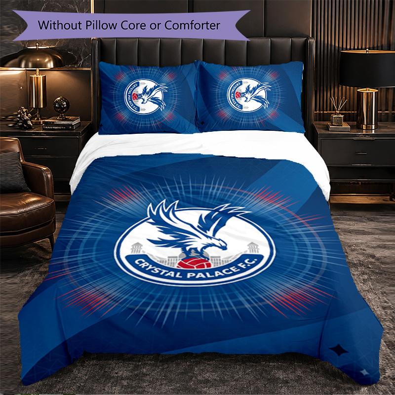 Crystal Palace Themed Bedding 3Pcs Duvet Cover Set Decorative Bed Linen For Teen Room Home Decoration