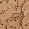 100PCS Party Package Kraft Paper Gift Tags Red Heart Tag Cards Price Label
