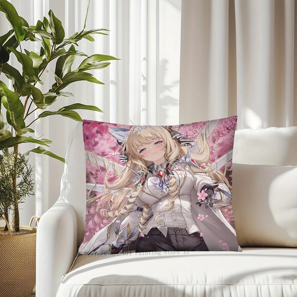 NIKKE Goddess Of Victory Spiel Kissenbezug Mode Quadratischer Kissenbezug Schlafzimmer Sofa Zimmer Ins Dekoration Freizeit Kissenbezug 40x40