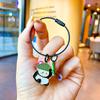 National Style Adorable Panda Bamboo Keyring Exquisite Metal Gift For Couples And Friends