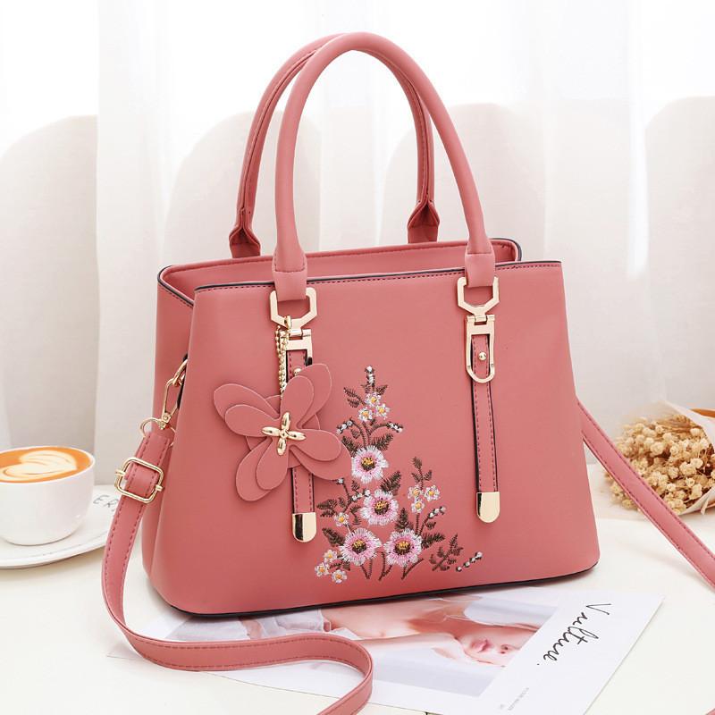 

2023 Summer New Fashion Women s Shoulder Messenger Bag Large Capacity Handbag рожевий