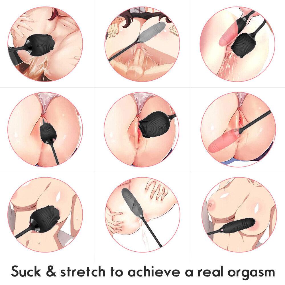 G-Spot Telescopic Vibrator Dildo Adult Sex Toy for Women