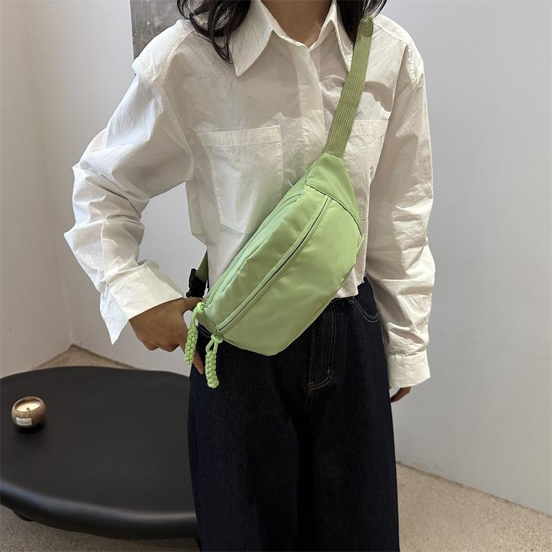 Crossbody Breast Bag Casual Bag Women's Summer New Casual Simple Shoulder Bag Sports Niche Fanny Pack