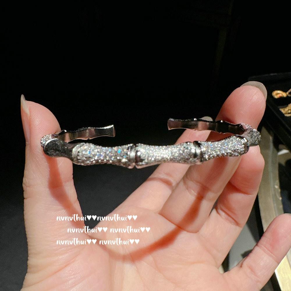 

Ancient Gold Filigree Chisel Flower Hammer Pattern Lucky Bag Winding Bracelet New Chinese Style Rich Woman Bamboo Joint Gypsy Star Zircon Bracelet