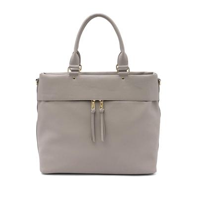 VITAFELICE Front Pocket Big Tote Bag Women's 2-Way Inb-10077p (Light Gray)