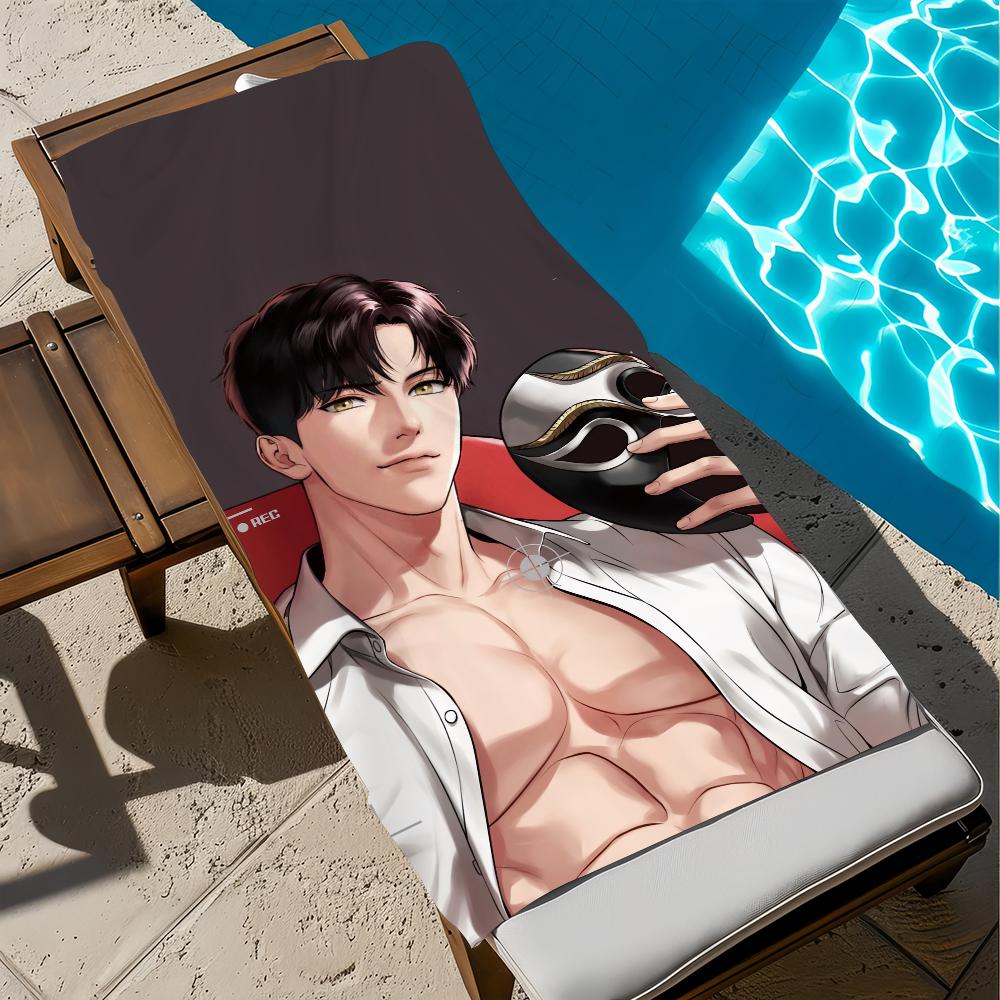 

Towel Classic Gym Shower Camping Quick Dry Sports Large Comic B-BJ Beach Towels Soft Cool A-Alex Pool Gift For Travel W30*H60(CM)
