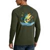 Men's UPF50+ Sun Protection Shirt Long Sleeve Stretch Outdoor Sports Fishing Cooling UV Protection Top