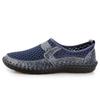 2025 Summer Shoes Men Loafers Mesh Breathable Flat Non-slip Mens Casual Shoes Brand Footwear Plus Size 46 Black Green Blue