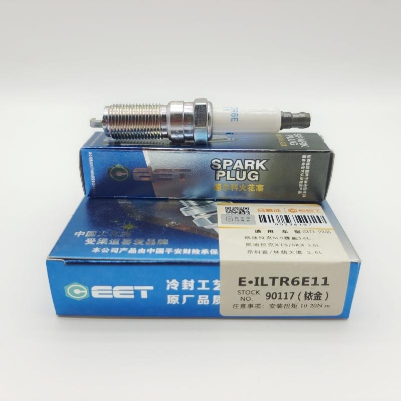 4-6 Pcs OE: 12622561 ILTR6E11  90117 Iridium Spark Plug For Buick Lacrosse Enclave Park Avenue Chevy Cadillac SLS XTS/SRX 3.6L