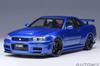 AUTOart 1/18 Scale Nismo R34 GT-R Z-tune Bayside Blue Finished Product