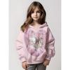 Children's Clothing Hoodies Long Sleeve Cartoon Cat Print Spring Autumn Children Clothes Girl Kawaii Girl Top Outdoor Kids Girl Clothes