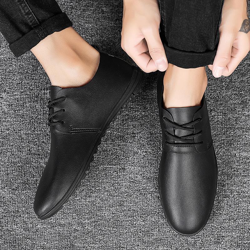 Модные мужские туфли на шнуровке — фото 4