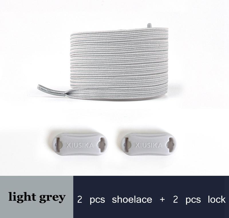 1 Pair No Tie Shoe Laces Elastic Laces for Sneakers Flat Shoelaces Without Ties Shoelace with Lock for Kids Adult Shoestrings