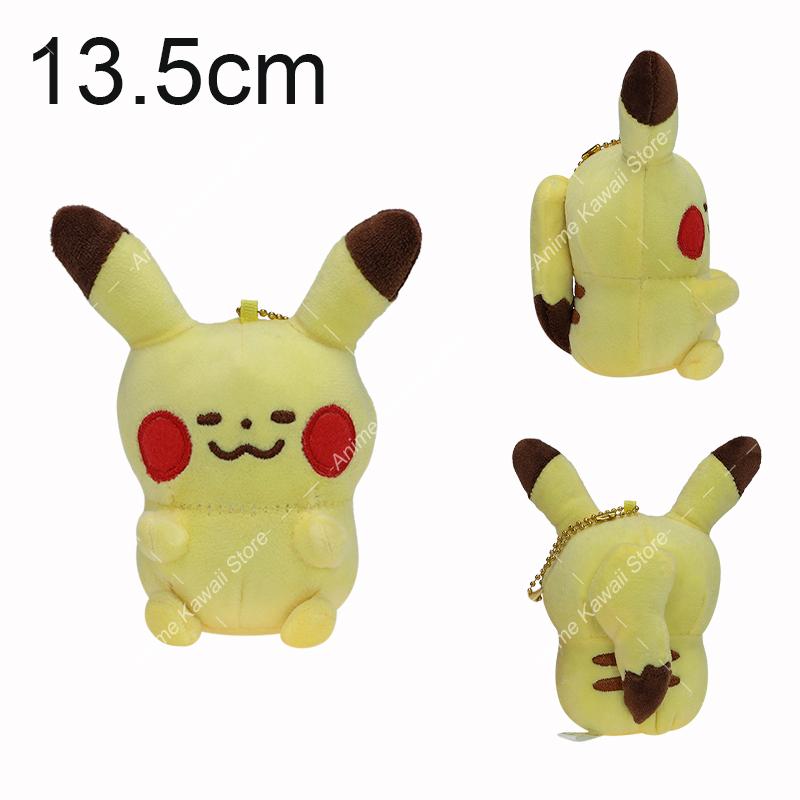 Mimikyu Gastly Bulbasaur Hisuian Zorua Kawaii Plush Toy School Bag Backpack Pendant Key Ring Small Doll Birthday Gift