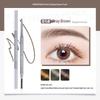 Double-ended Ultra-fine Waterproof Eyebrow Pencil: Sweatproof, Long-lasting, No Fade, Smudge-free, Automatic Rotation, Perfect for Beginners