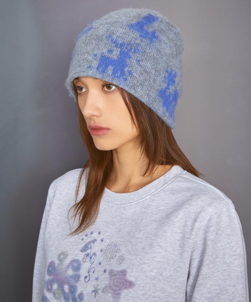 LMC Graphic Uncuffed Beanie Charcoal