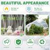 Waterproof and Windproof Heavy Duty Clear Vinyl Tarpaulin, Outdoor Balcony Rain and Sun Shade Cloth.
