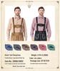 Oktoberfest Karobluse & Bestickte Latzhose Halloween Cosplay Outfit