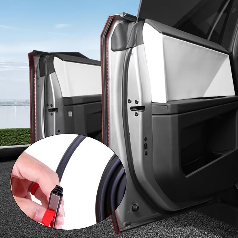 Car Door Seal Strip, Double Layer Thickened L-Shaped & T-Shaped Rubber, Soundproof Dustproof for Sedan SUV Truck