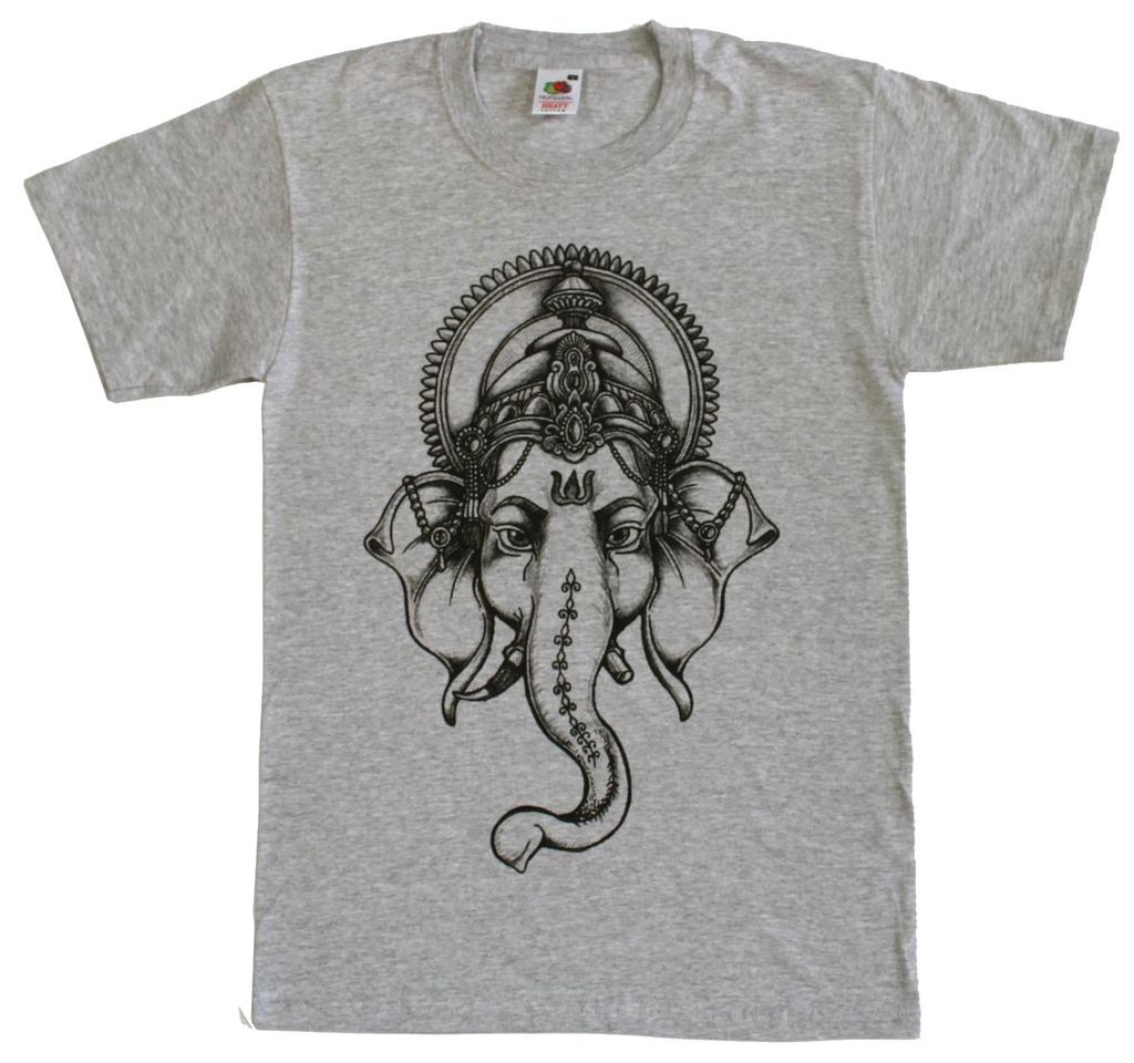 Lord Ganesh Indian Hindu Elephant God Karma Meditation Tshirt