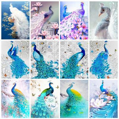 Diamant Malerei Neue Tier Strass DIY Diamant Stickerei Kreuz Stich Pfau Mosaik Verkauf Dekor Für Zuhause