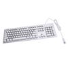 Gaming Keyboard with Blue Switch 104 Keys RGB Backlit USB Wired Mechanical Keyboard for Win 7 8 10