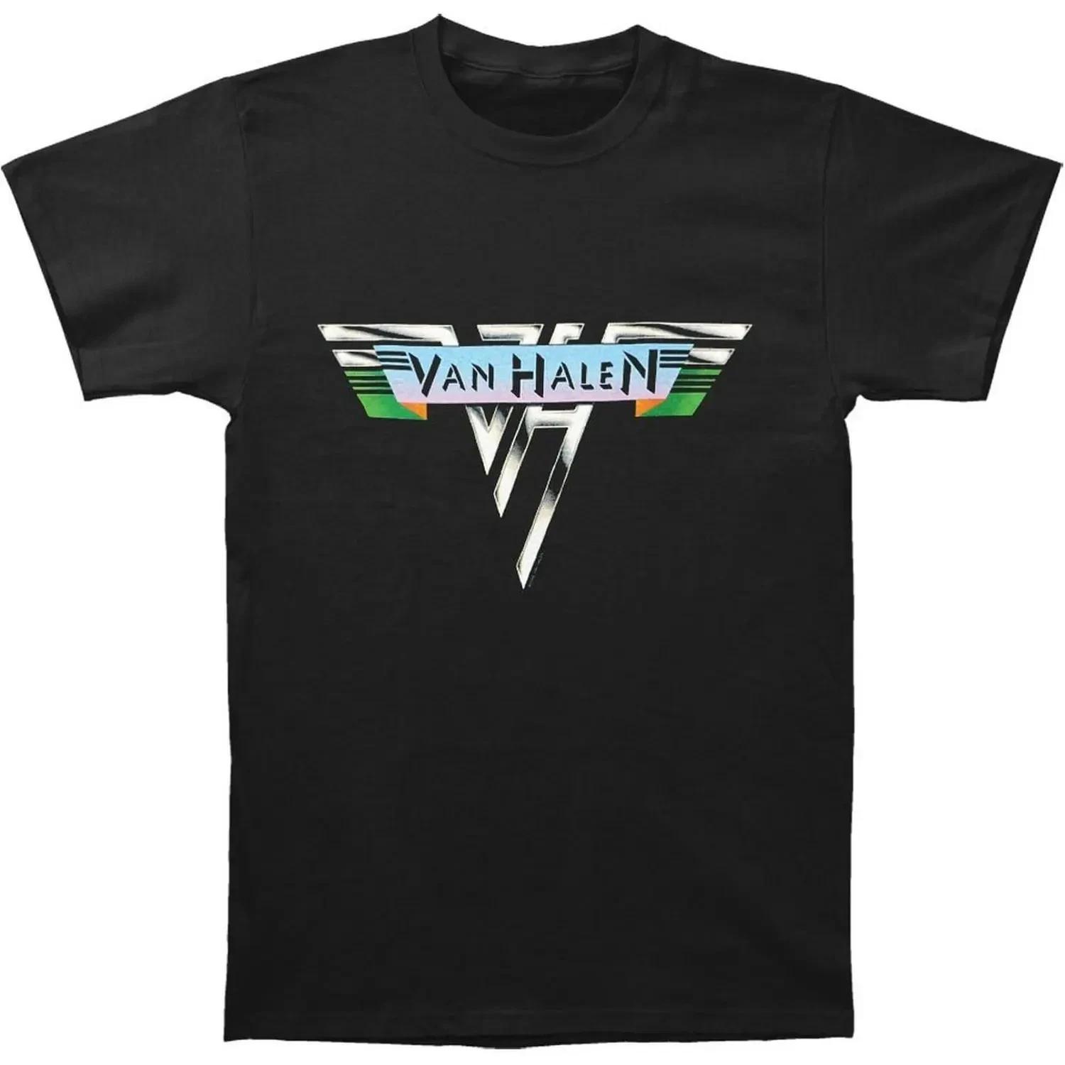 Vintage Rock Band Style Wing Logo Graphic T-Shirt Black Unisex Cotton Tee L