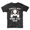 Shih Tzu Dad Shirt - World's Best Shih Tzu Dad Dog Owner T-Shirt