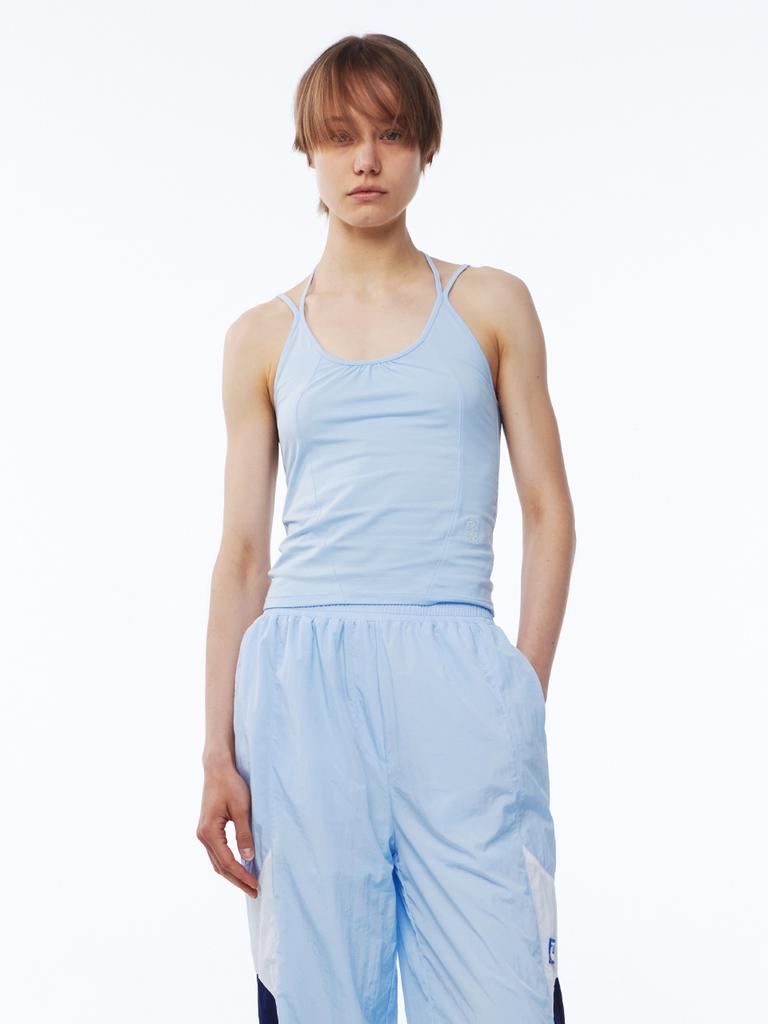 KIJUN Double Strap Tank Top Sky Blue