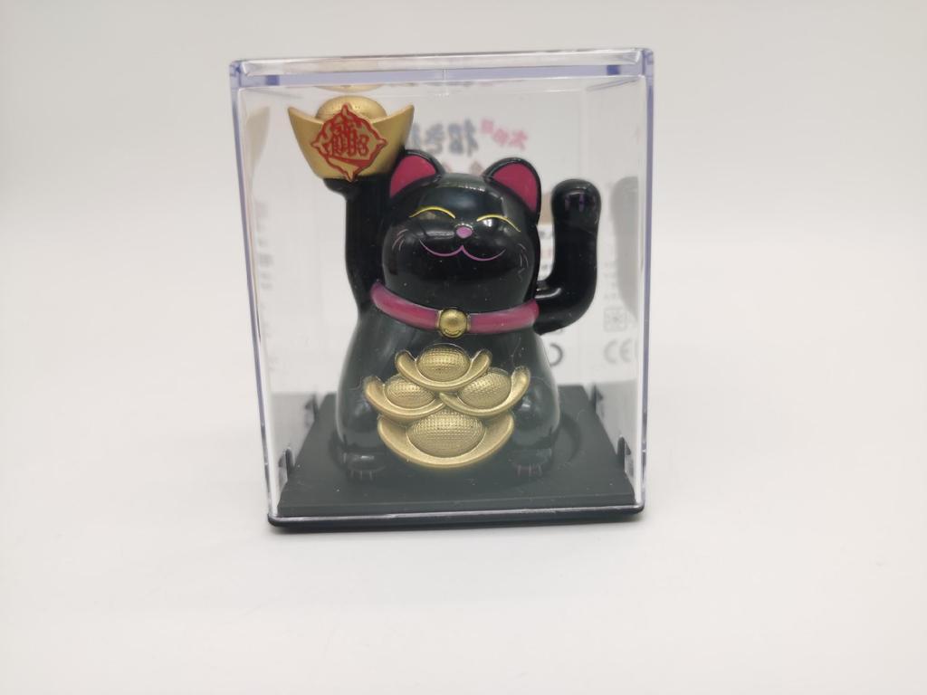 Solarbetriebene Winkekatze Figur - Kreatives Ornament und Einzigartiges Geschenk
