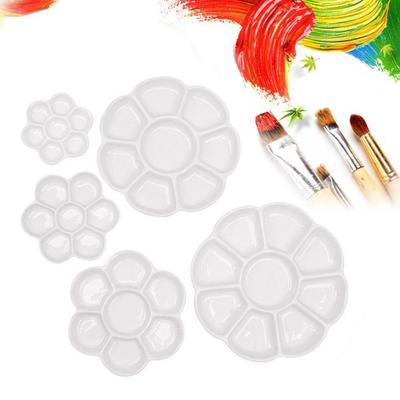 Paleta de vopsea ceramică cu grile 6/7/8/9 Paleta portabilă de porțelan Articole pentru artă