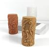 Cylindrical Scened Candle Molds Castings Molds Flowers Silicone Moulds Plasters Molds Ornament Molds Candle Making Molds