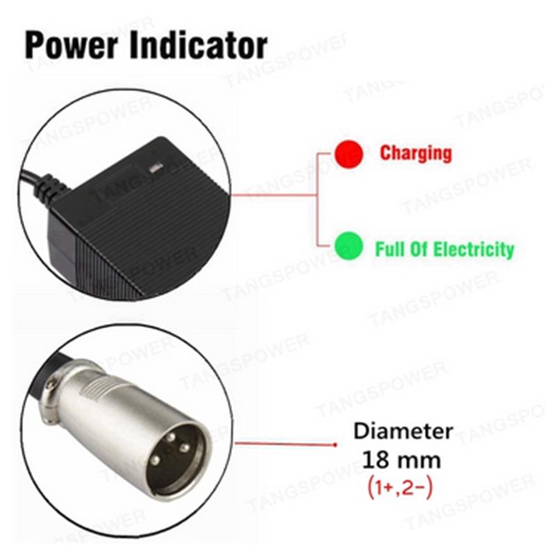 

67.2V 2A Lithium Battery Charger 16S 60V Li-ion Battery Pack Charger Intelligent Fast Charging New Experience Power Tool Charger US