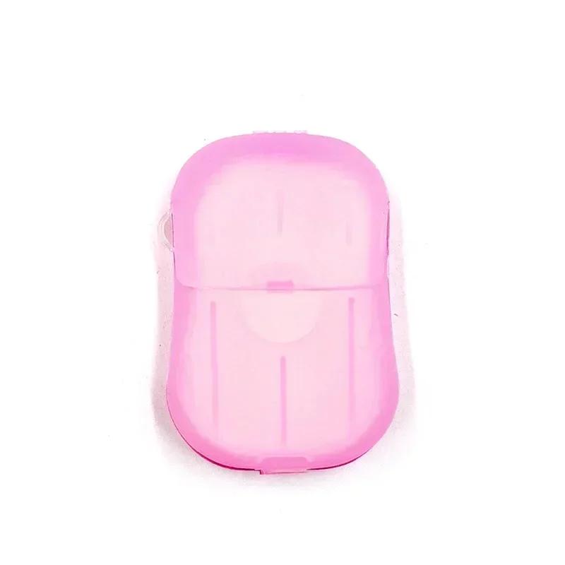 Soap Paper Hand Washing Bath Cleansing Fragrance Sheets Outdoor Travel Sheets Disposable Boxed Soap Portable Mini Paper Soap