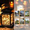 Waterproof Solar Hanging Lantern Hanging Atmosphere Simulated Candle Lanterns Luminous Night Lights Led Wind Lights