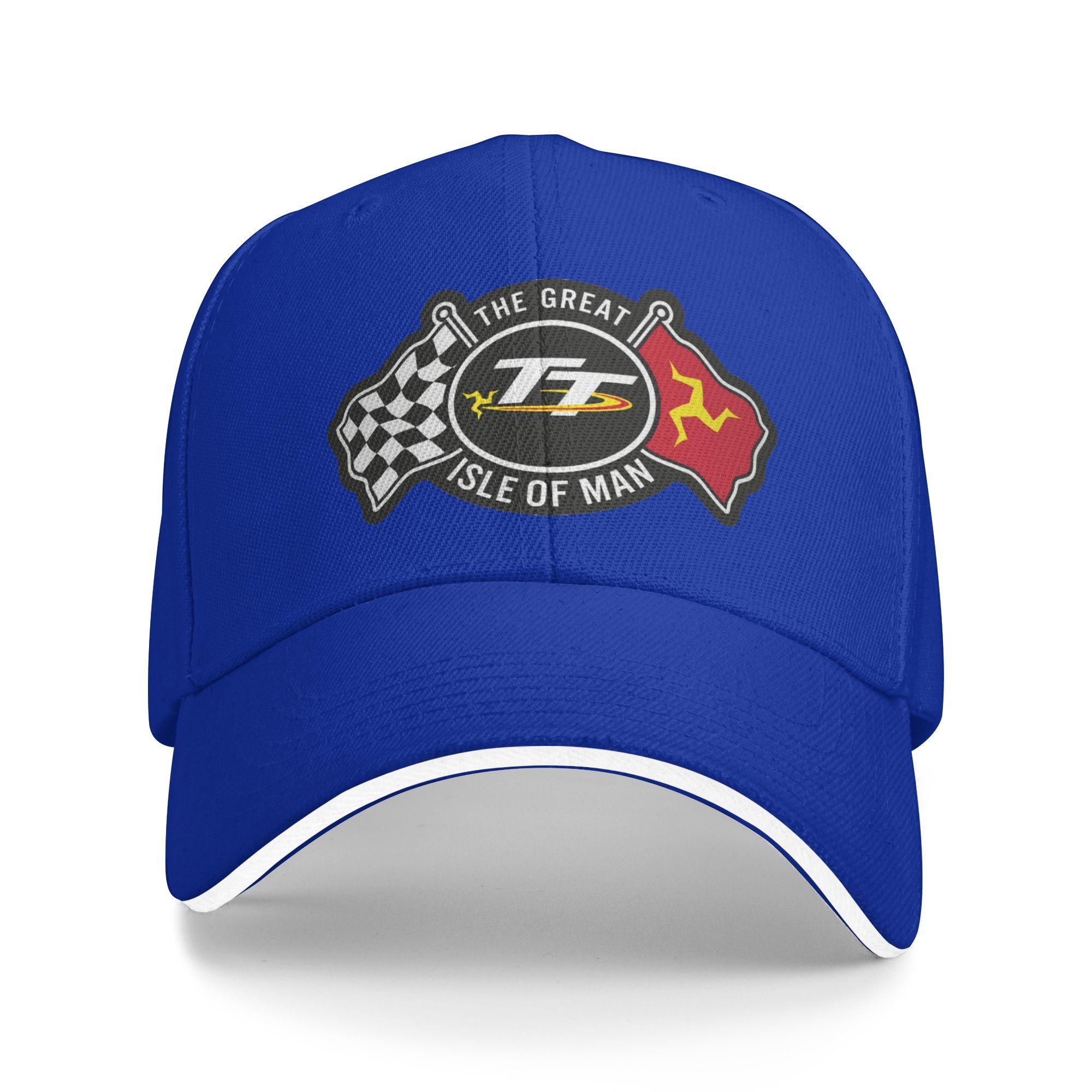 Custom Fashion Isle of Unisex TT Races Baseball Cap Women Unisex Adjustable Adult Motorcycle Sport Dad Hat Outdoor Sun Hat One Size