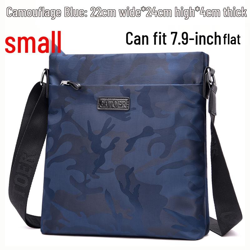 

Men s Waterproof Oxford Cloth Crossbody Bag - Casual Canvas Preppy Backpack